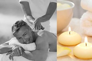 Silk stockings massage 
